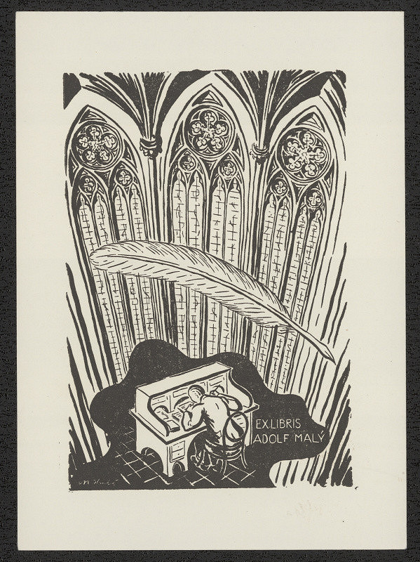Miloš Hrabě – Ex libris Adolf Malý 