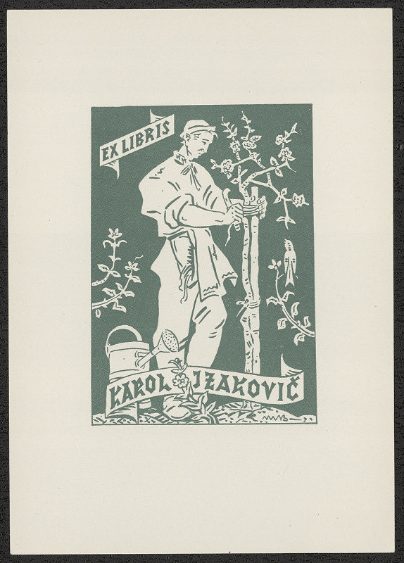 Martin Benka – Exlibris Karol Izakovič 