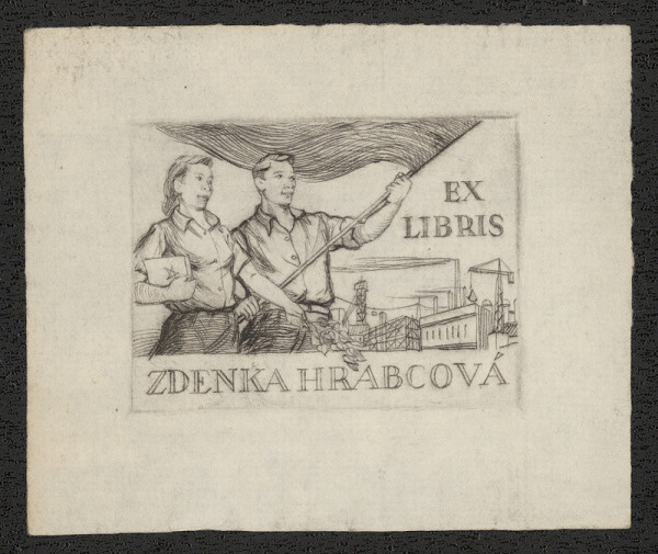 Jaroslav Hrabec – Ex libris Zdenka Hrabcová 