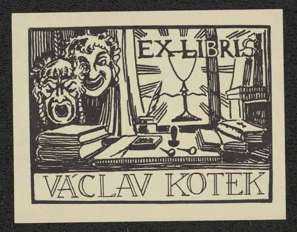 František Hradecký – Ex libris Václav Kotek 