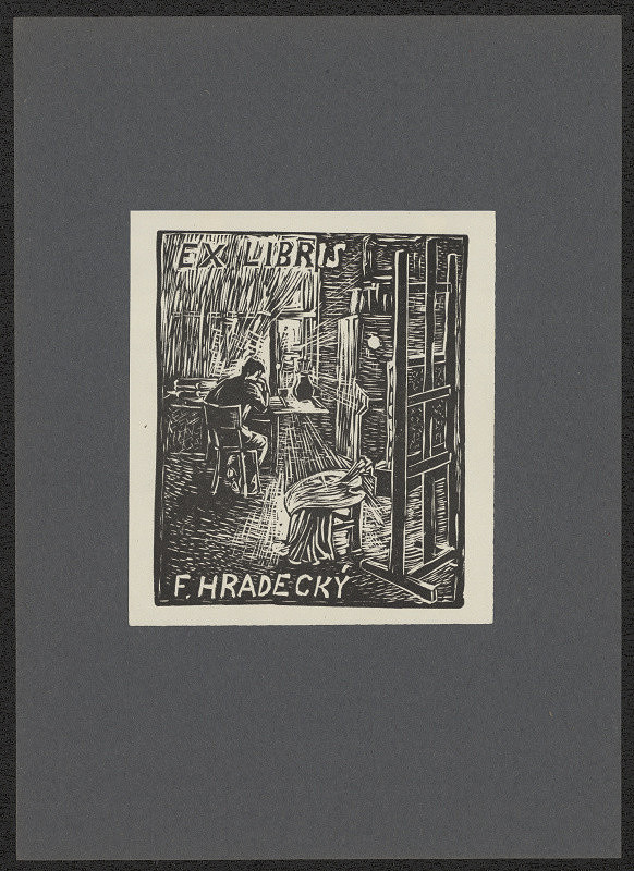 František Hradecký – Ex libris F. Hradecký 