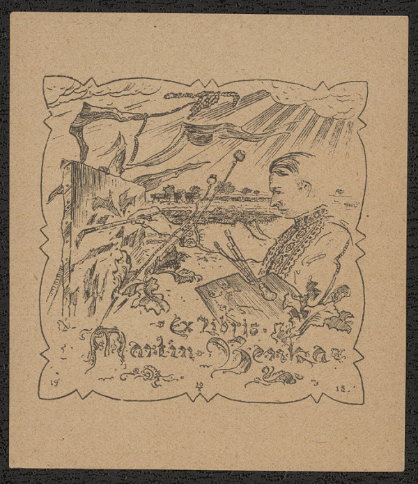 Martin Benka – Exlibris Martin Benka 