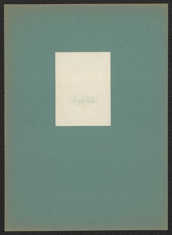 Emanuel Hrbek – Ex libris chirurg Krinke