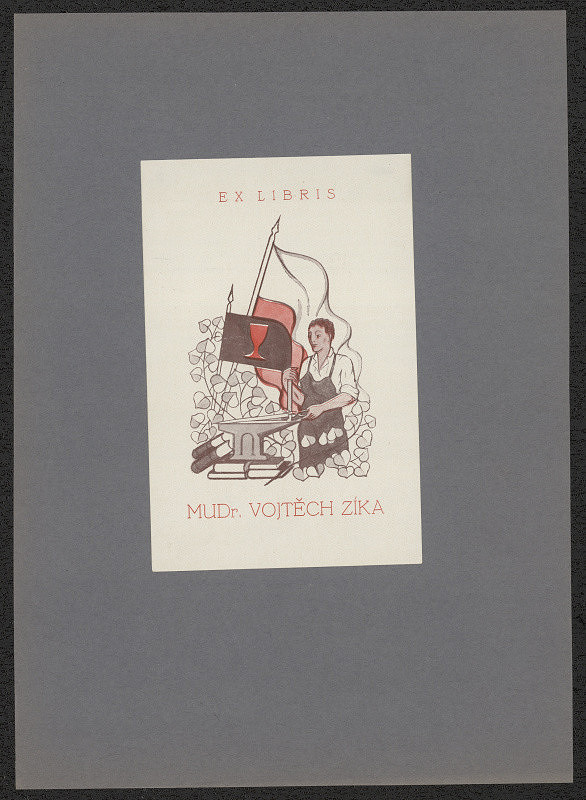 Jan Hulínský – Ex libris MUDr. Vojtěch Zíka 