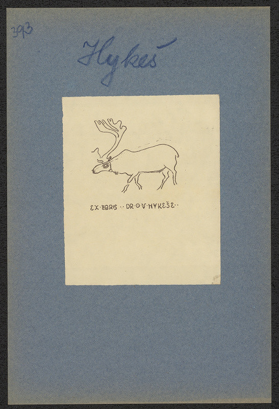 Oldřich Vilém Hykeš – Ex libris Dr. O. V. Hykeše 