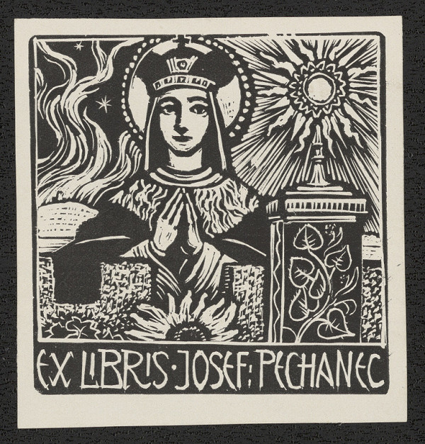 Arnošt (Ernst) Hrabal – Ex libris Josef Pechanec 