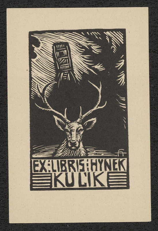 Arnošt (Ernst) Hrabal – Ex libris Hynek Kulík 