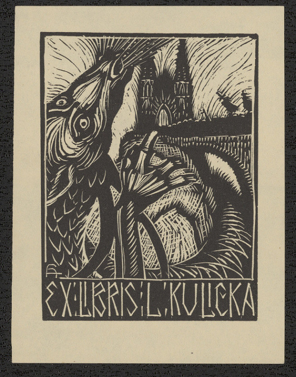 Arnošt (Ernst) Hrabal – Ex libris L. Kulička 