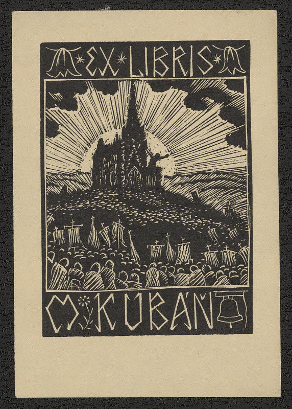 Arnošt (Ernst) Hrabal – Ex libris M. Kubáň 