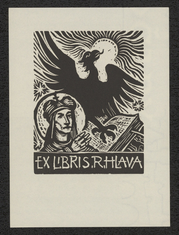 Arnošt (Ernst) Hrabal – Ex libris R. Hlava 