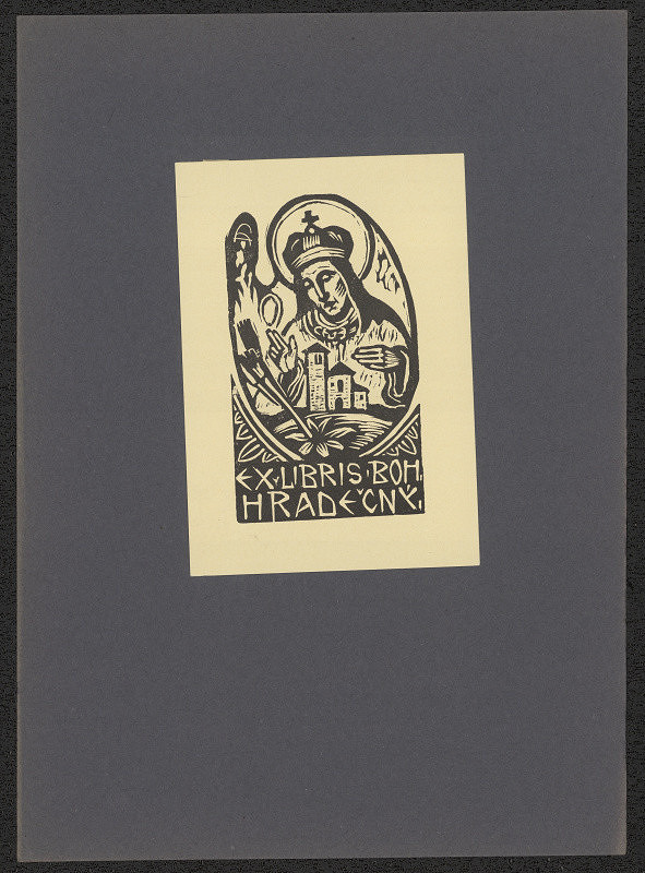 Arnošt (Ernst) Hrabal – Ex libris Boh. Hradečný 