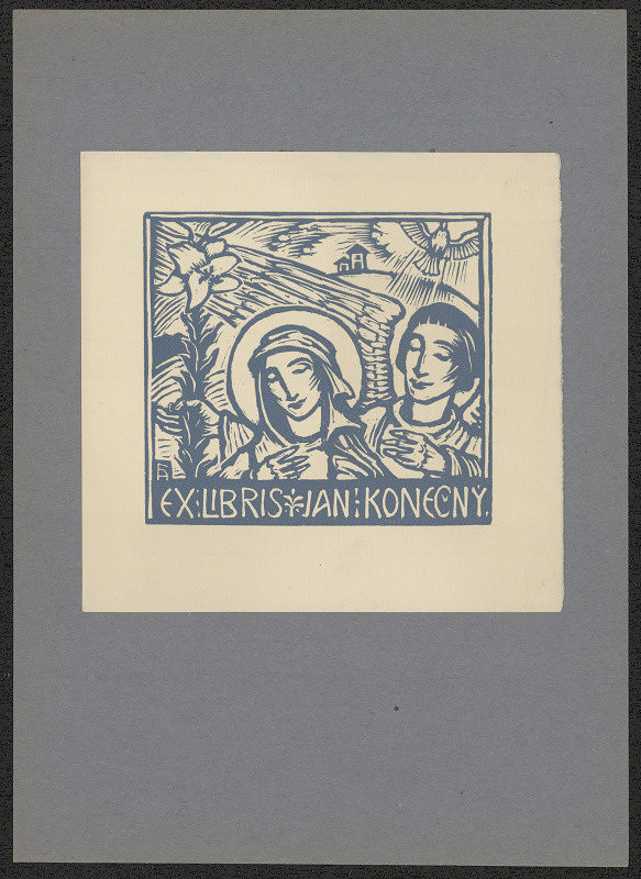 Arnošt (Ernst) Hrabal – Ex libris Jan Konečný 