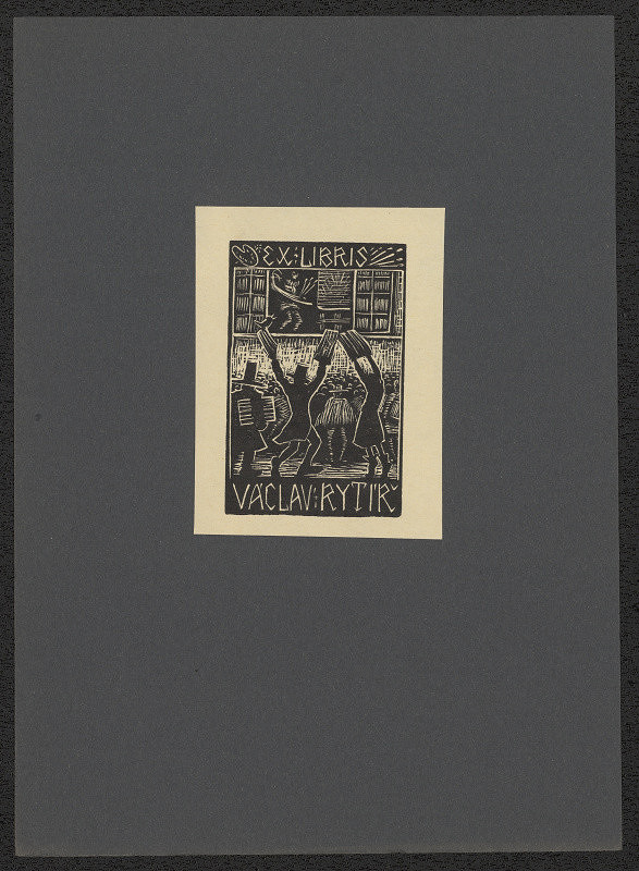 Arnošt (Ernst) Hrabal – Ex libris Václav Rytíř 