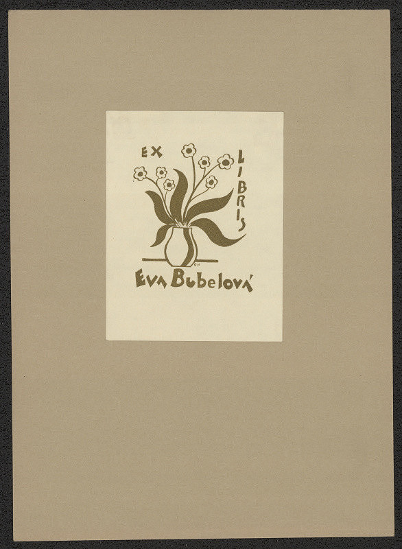 Emmerich Alois Hruška – Ex libris Eva Bubelová 