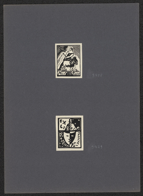 Emmerich Alois Hruška – Ex libris Míla Pačová 