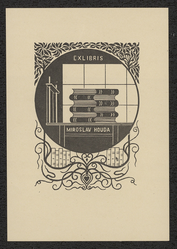 Bohumil Hradečný – Ex libris Miroslav Houda 