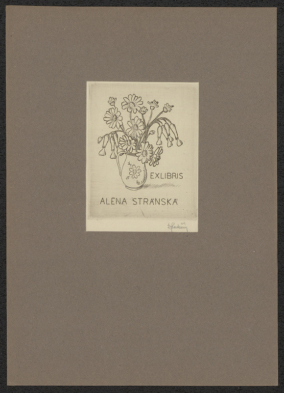 Bohumil Hradečný – Ex libris Alena Stránská 