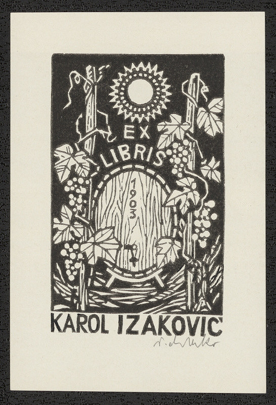 Viktor Chrenko – Ex libris Karol Izakovič 