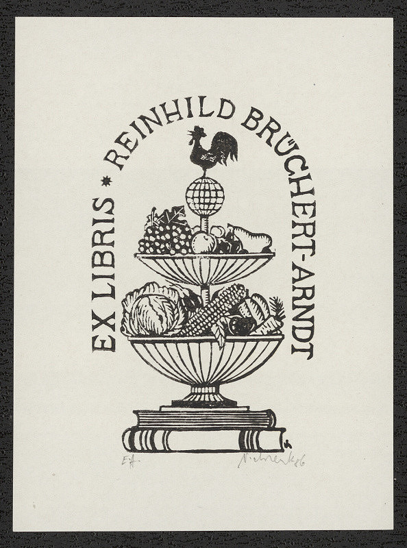 Viktor Chrenko – Ex libris Reinhild Bruchert-Arndt 