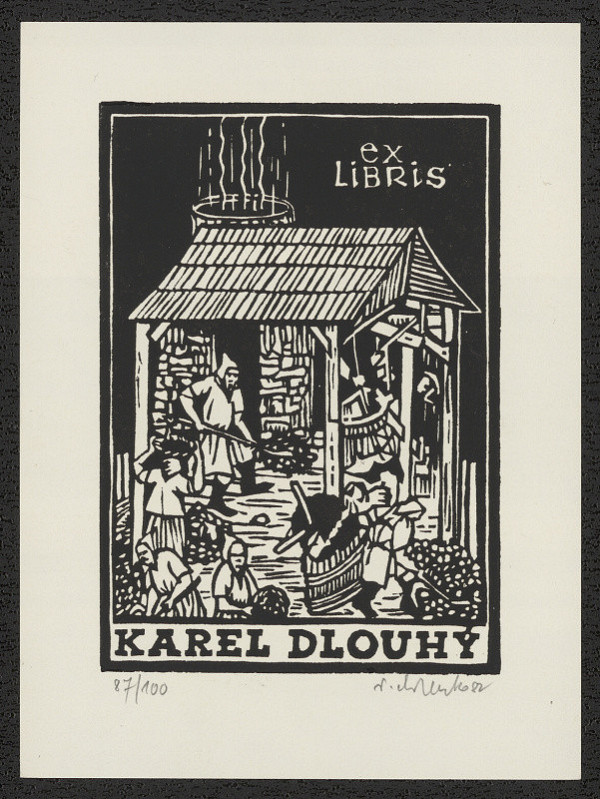 Viktor Chrenko – Ex libris Karel Dlouhý 