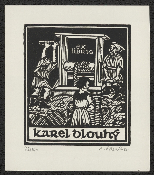 Viktor Chrenko – Ex libris Karel Dlouhý 
