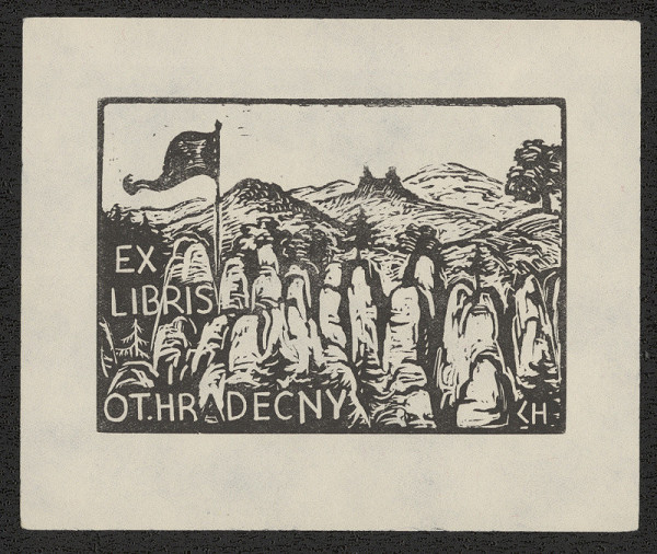 Antonín Chlebeček – Ex libris Ot. Hradečný 