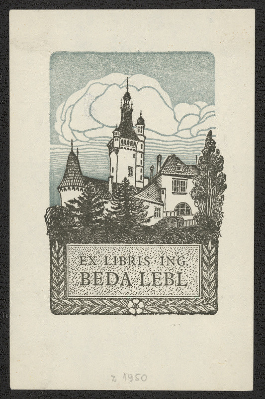 Alois Chvála – Ex libris Ing. Beda Lebl 