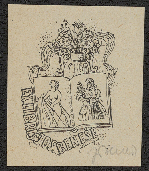 Josef Beneš – Exlibris Jos.Beneše 
