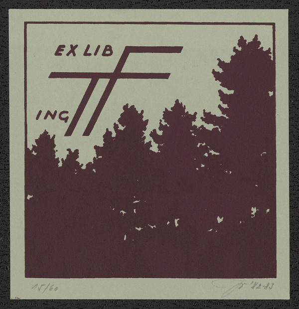 Karel Janoušek – Ex Libris Ing. TF 