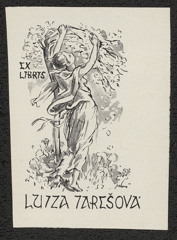 Jaroslav Jareš – Ex Libris Luiza Jarešová 
