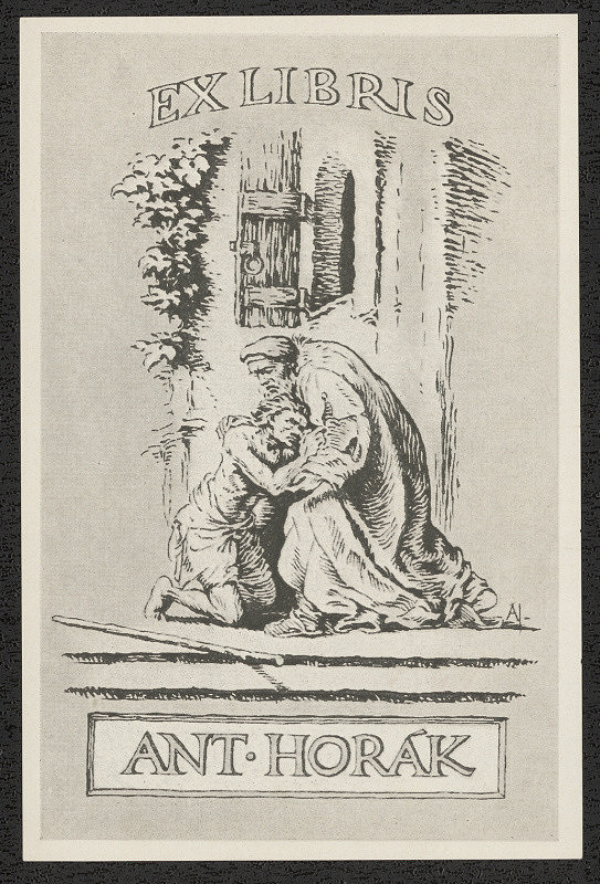 Antonín Jemelka – Ex Libris Ant. Horák 
