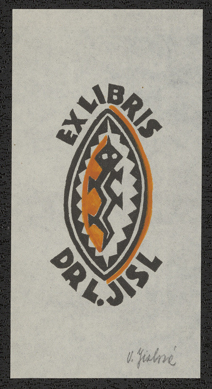 Věra Jislová – Ex Libris Dr. L. Jisl 