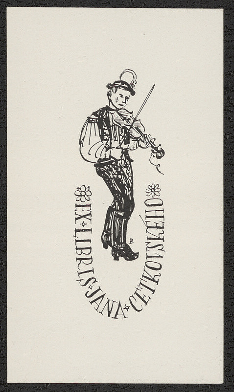 Josef Beneš – Exlibris Jana Cetkovského 