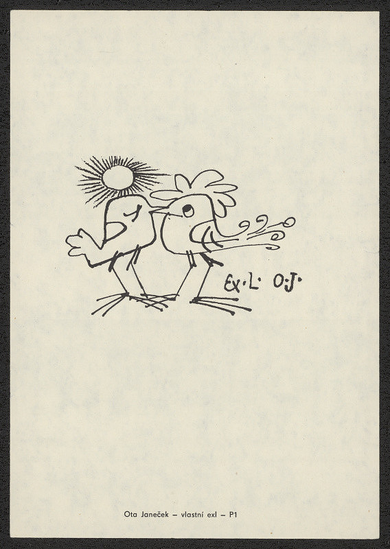 Ota Janeček – Ex Libris O.J. (Ota Janeček) 