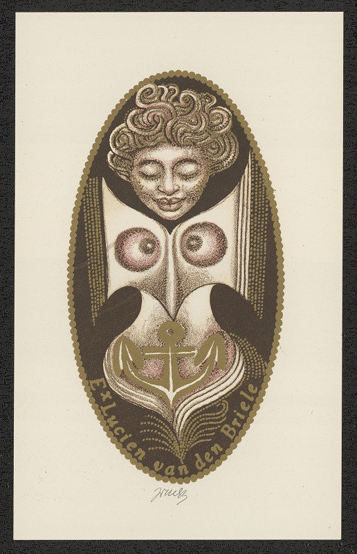 Josef Jícha – Ex libris Lucien van den Briele 