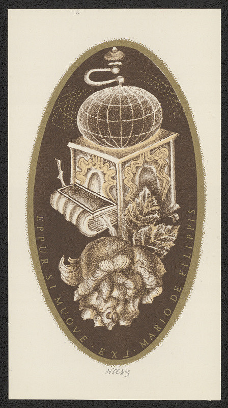 Josef Jícha – Ex libris Mario de Filippis 