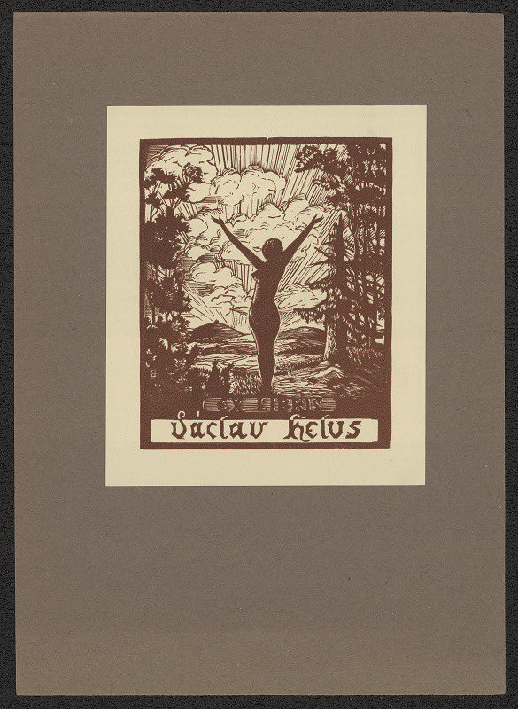 Bohuš Jágr (Jáger) – Ex libris Václav Helus 