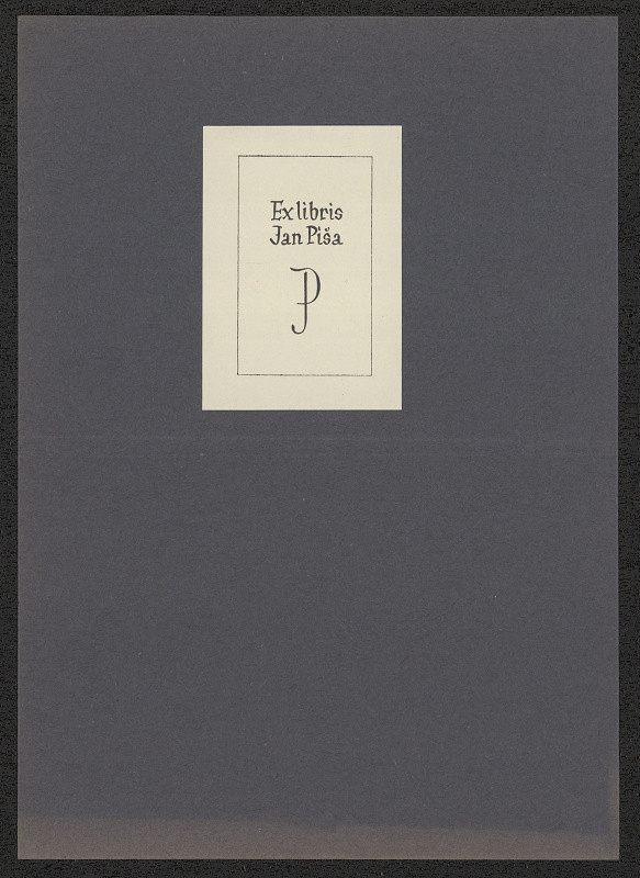 Dušan John – Ex libris Jan Píša 