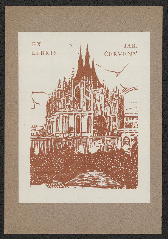 Vojtěch (Vojta) Joska – Ex libris Jar. Červený 