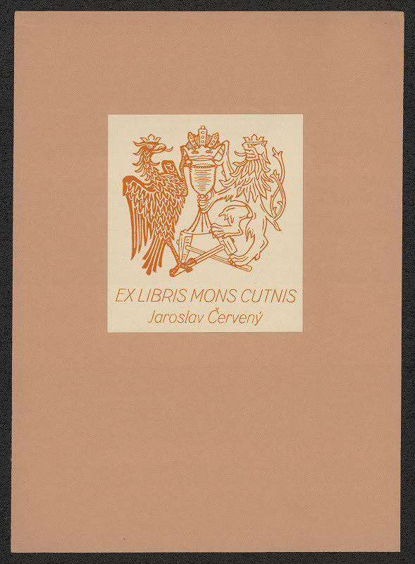 Vojtěch (Vojta) Joska – Ex libris Mons Cutnis Jaroslav Červený 