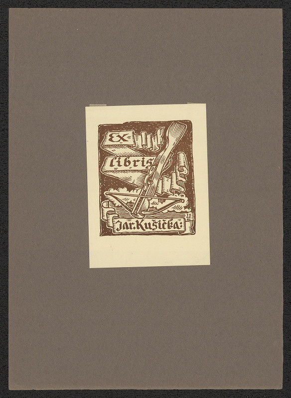 Josef Jungman – Ex libris Jar. Kušička 