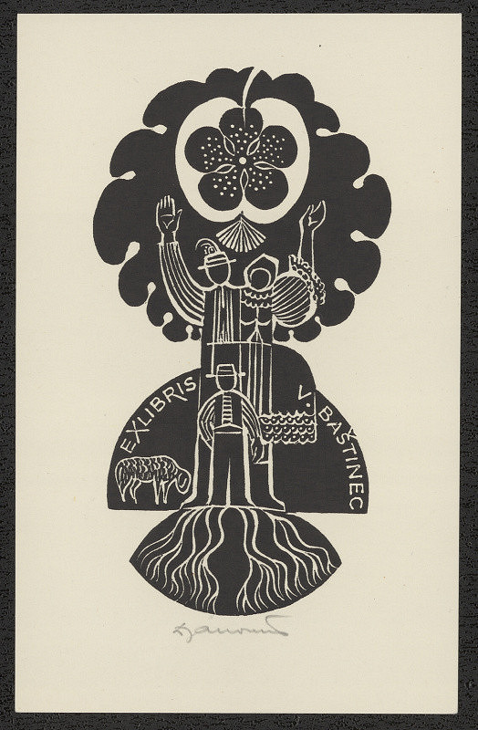 Dušan Janoušek – Ex Libris V. Baštinec 