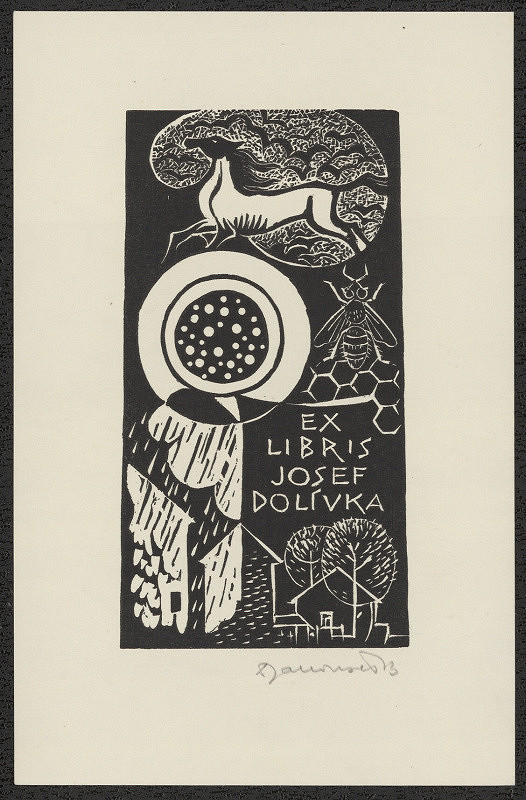 Dušan Janoušek – Ex Libris Josef Dolívka 
