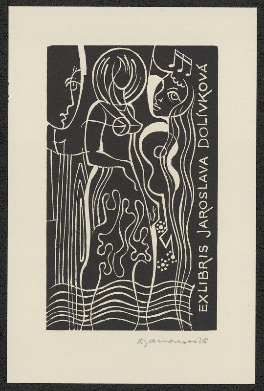 Dušan Janoušek – Ex Libris Jaroslava Dolívková 