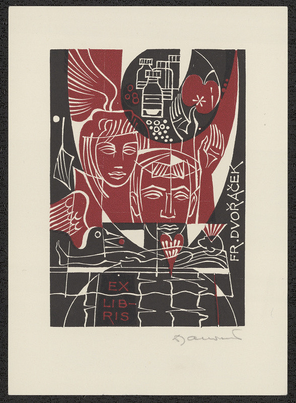 Dušan Janoušek – Ex Libris Fr. Dvořáček