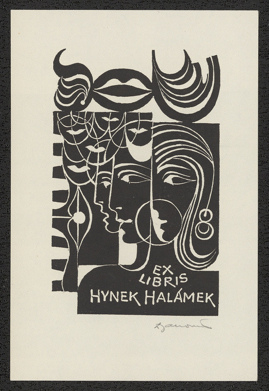 Dušan Janoušek – Ex Libris Hynek Halámek 