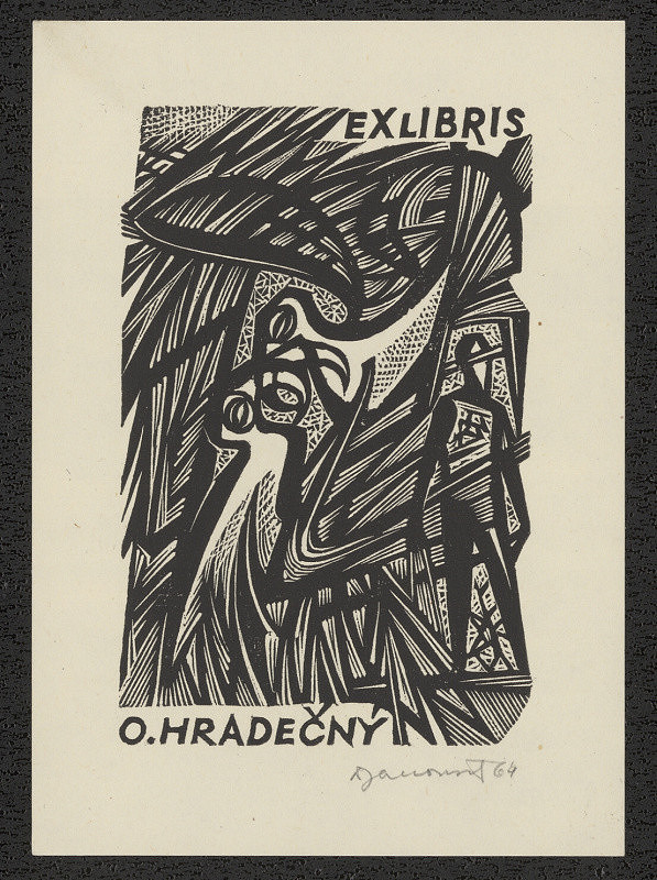 Dušan Janoušek – Ex Libris O. Hradečný 