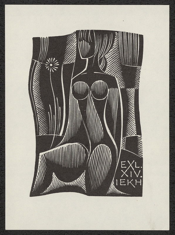 Dušan Janoušek – Ex Libris XIV.IEKH (XIV. Kongres Helsingür) 