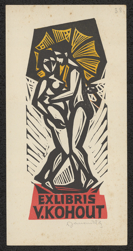 Dušan Janoušek – Ex Libris V. Kohout 