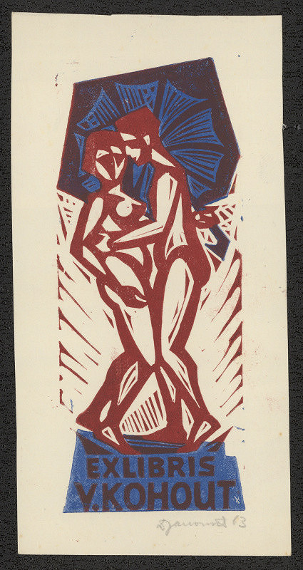 Dušan Janoušek – Ex Libris V. Kohout 